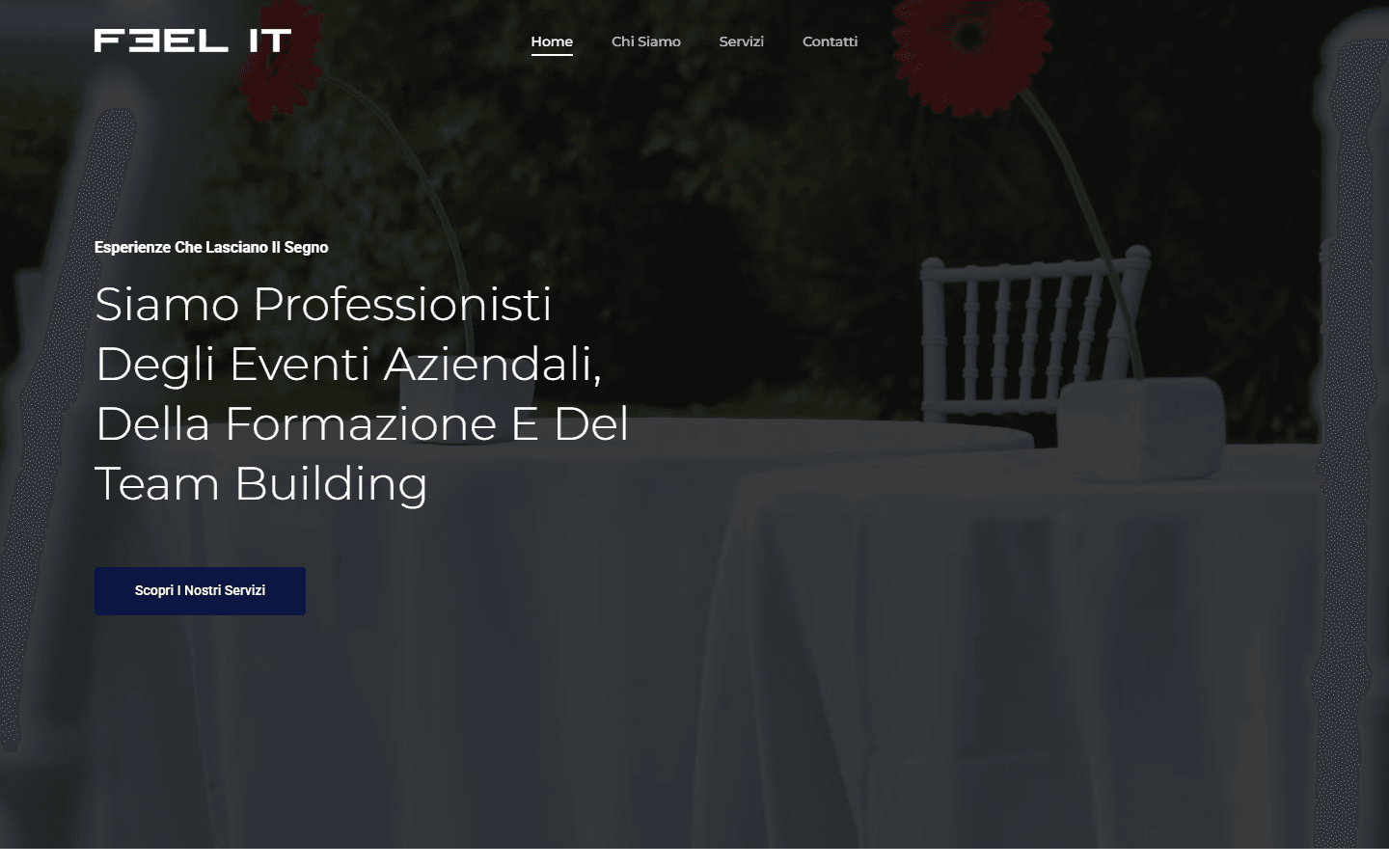Feel It Events website preview
